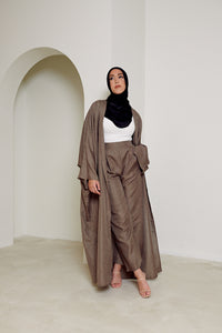 Nour Set Open Abaya