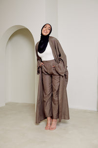 Nour Set Open Abaya