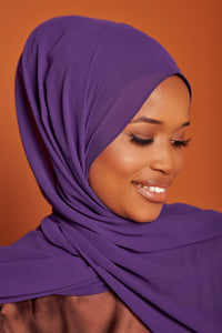 Tie string Chiffon Hijab